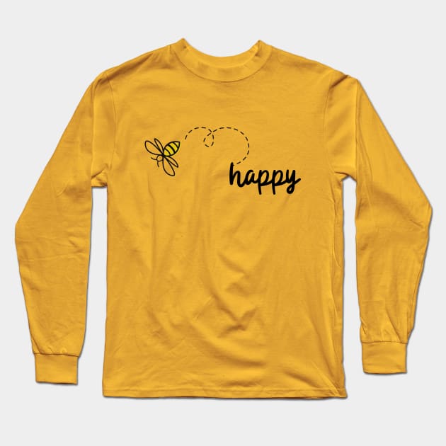 Bee happy Long Sleeve T-Shirt by Lionik09